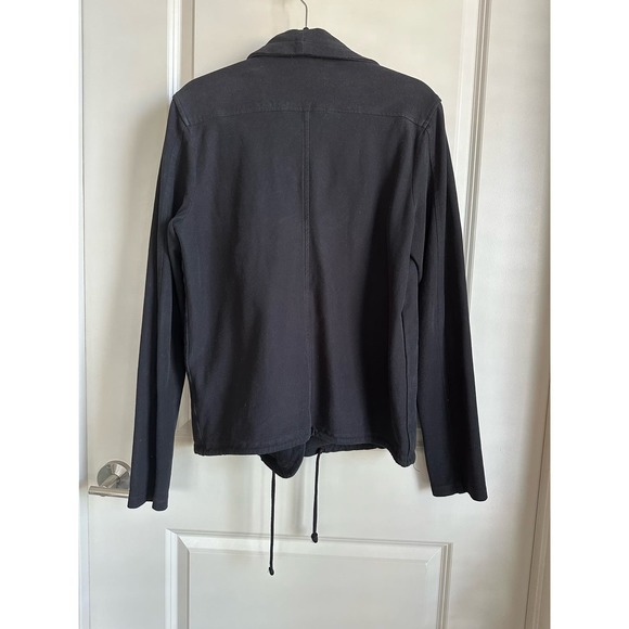Standard James Perse Twill Moto Jacket Black Sz. 3(JP) Large - Picture 6 of 10